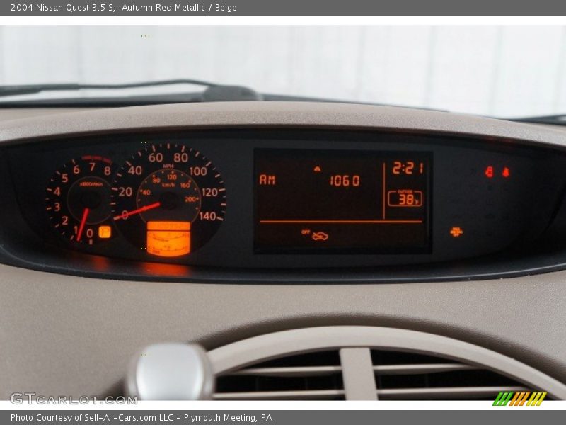 Autumn Red Metallic / Beige 2004 Nissan Quest 3.5 S