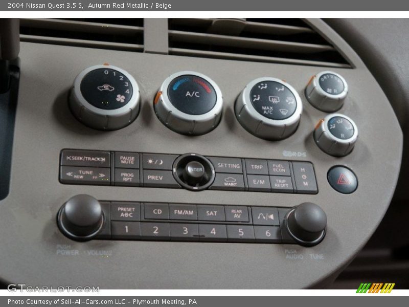 Autumn Red Metallic / Beige 2004 Nissan Quest 3.5 S