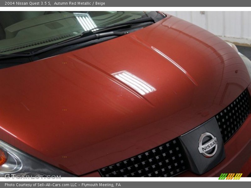 Autumn Red Metallic / Beige 2004 Nissan Quest 3.5 S