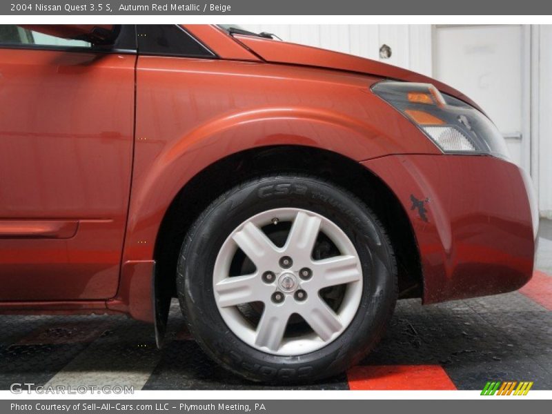 Autumn Red Metallic / Beige 2004 Nissan Quest 3.5 S