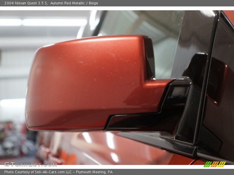 Autumn Red Metallic / Beige 2004 Nissan Quest 3.5 S