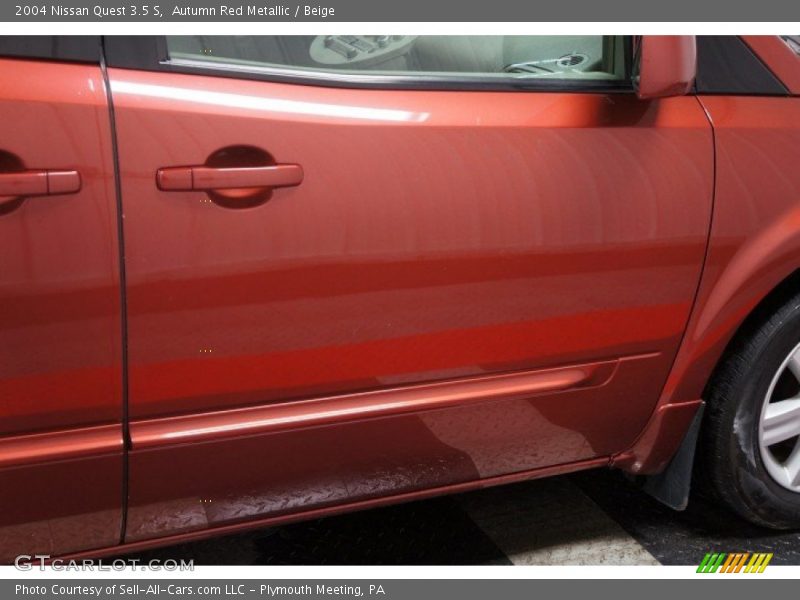Autumn Red Metallic / Beige 2004 Nissan Quest 3.5 S