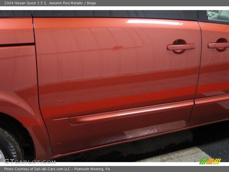 Autumn Red Metallic / Beige 2004 Nissan Quest 3.5 S