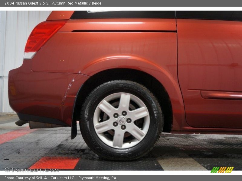 Autumn Red Metallic / Beige 2004 Nissan Quest 3.5 S
