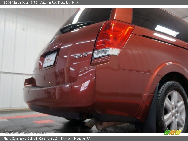 Autumn Red Metallic / Beige 2004 Nissan Quest 3.5 S