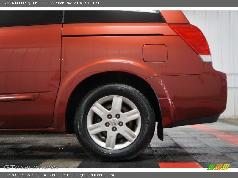 Autumn Red Metallic / Beige 2004 Nissan Quest 3.5 S