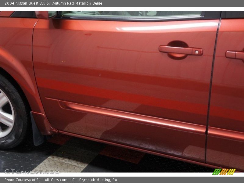 Autumn Red Metallic / Beige 2004 Nissan Quest 3.5 S