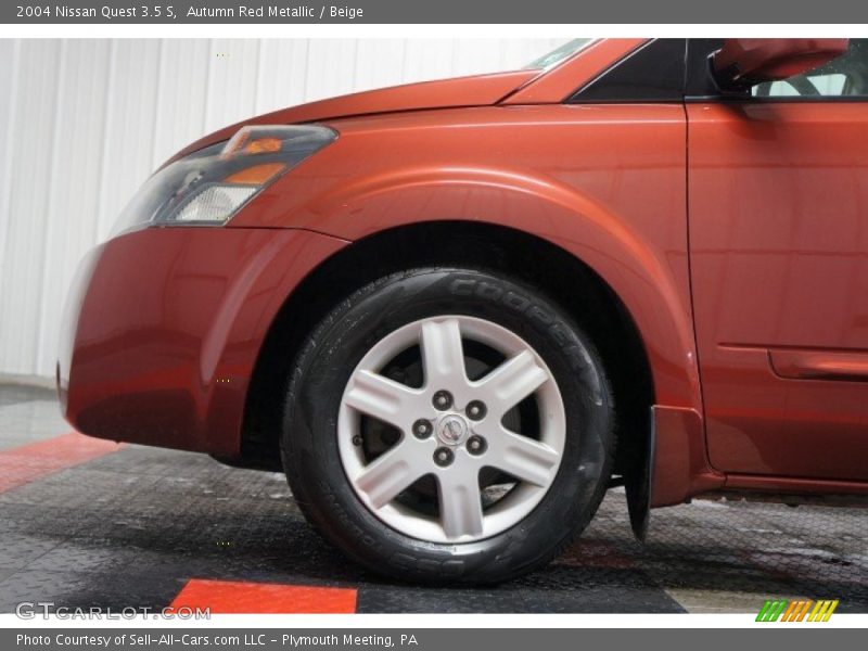 Autumn Red Metallic / Beige 2004 Nissan Quest 3.5 S