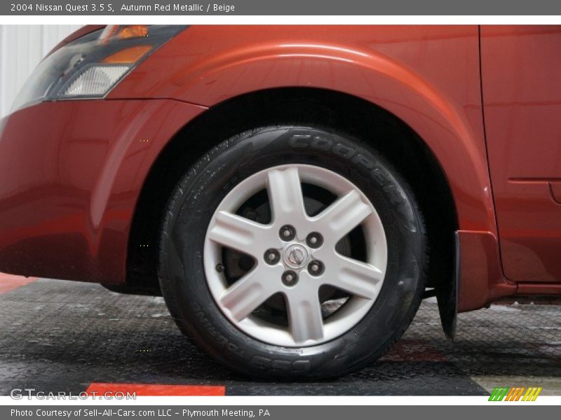 Autumn Red Metallic / Beige 2004 Nissan Quest 3.5 S
