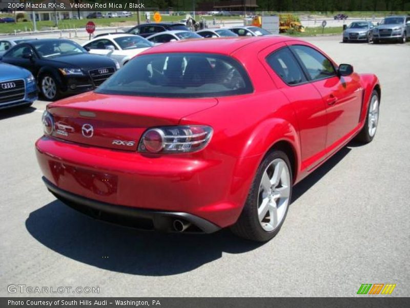 Velocity Red Mica / Black 2006 Mazda RX-8