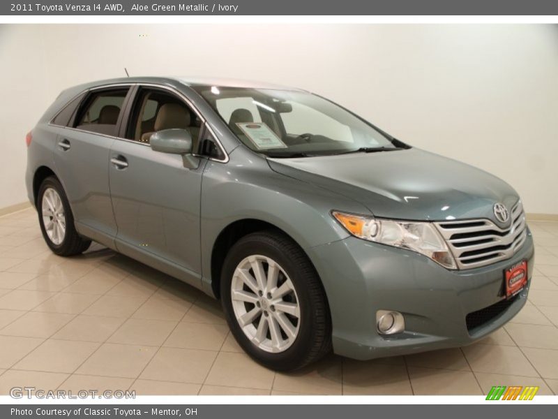 Aloe Green Metallic / Ivory 2011 Toyota Venza I4 AWD