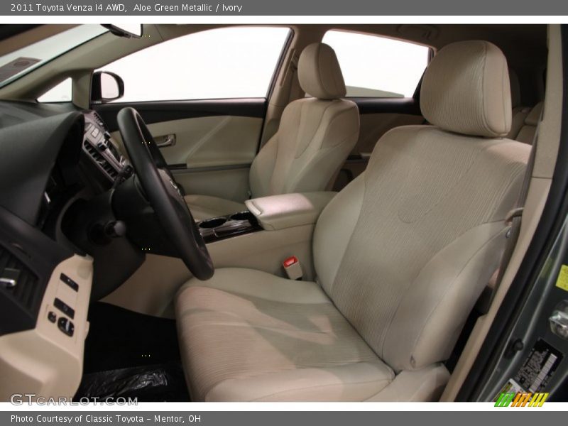 Aloe Green Metallic / Ivory 2011 Toyota Venza I4 AWD