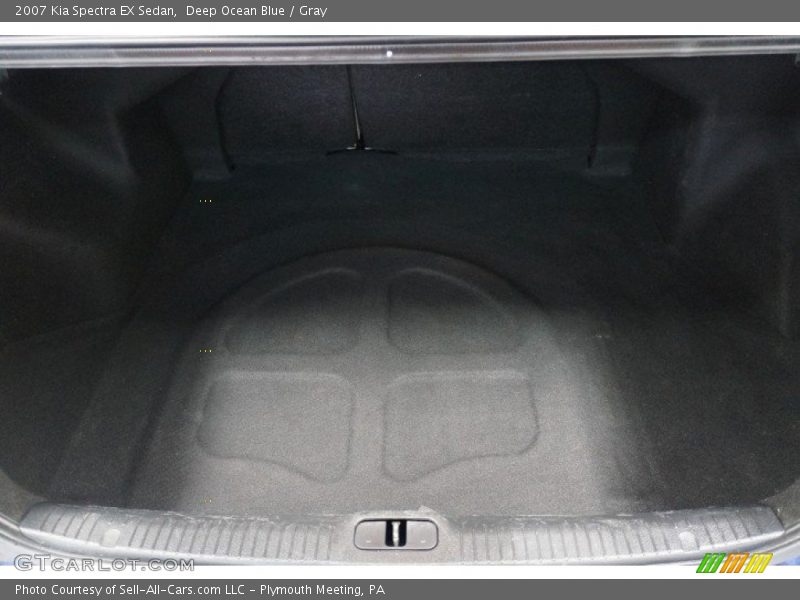 Deep Ocean Blue / Gray 2007 Kia Spectra EX Sedan