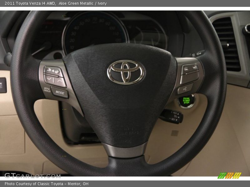 Aloe Green Metallic / Ivory 2011 Toyota Venza I4 AWD