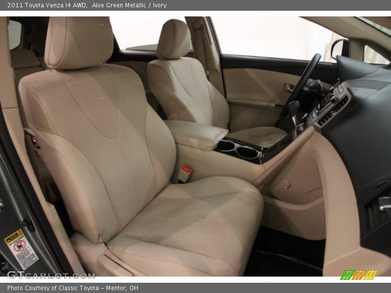 Aloe Green Metallic / Ivory 2011 Toyota Venza I4 AWD