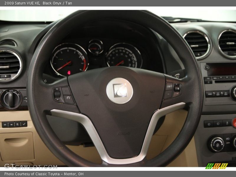 Black Onyx / Tan 2009 Saturn VUE XE