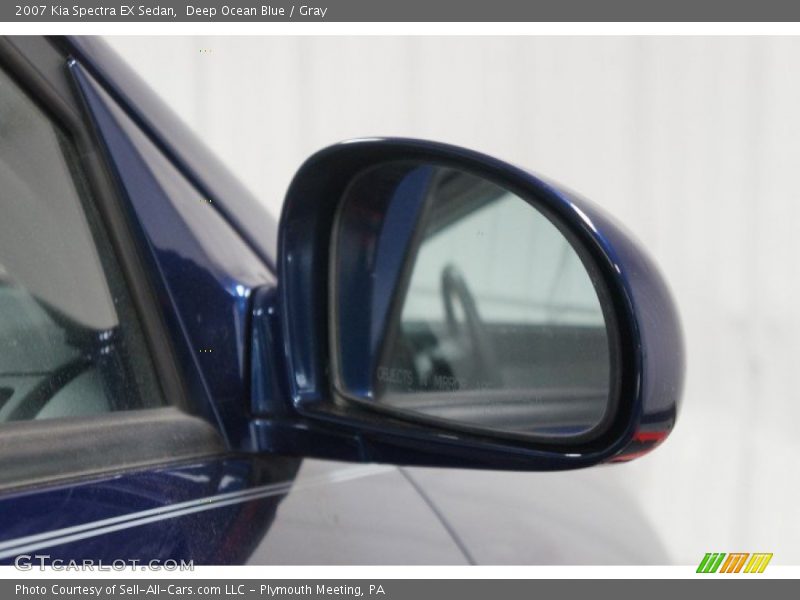 Deep Ocean Blue / Gray 2007 Kia Spectra EX Sedan