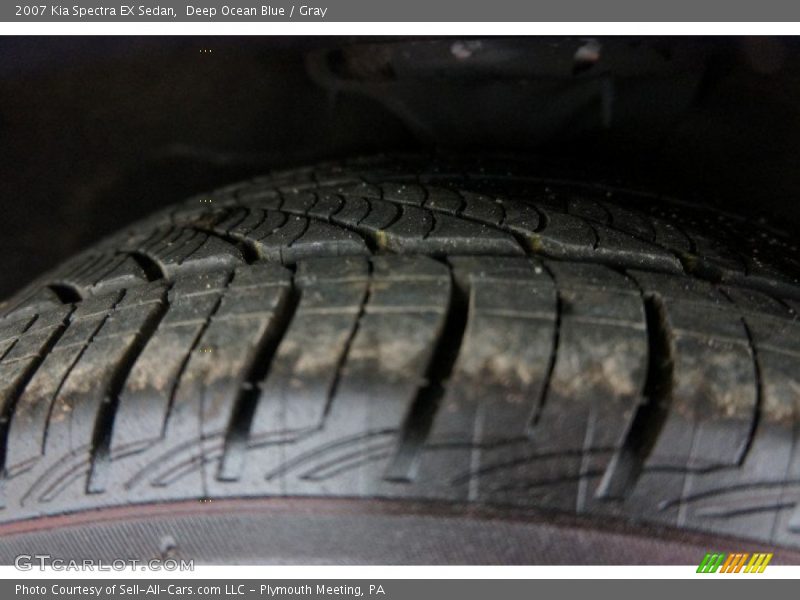 Deep Ocean Blue / Gray 2007 Kia Spectra EX Sedan