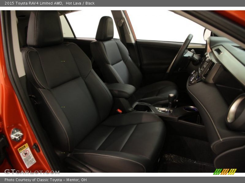 Hot Lava / Black 2015 Toyota RAV4 Limited AWD