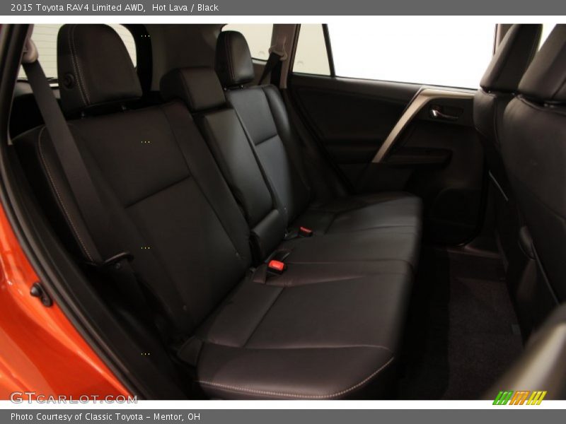 Hot Lava / Black 2015 Toyota RAV4 Limited AWD