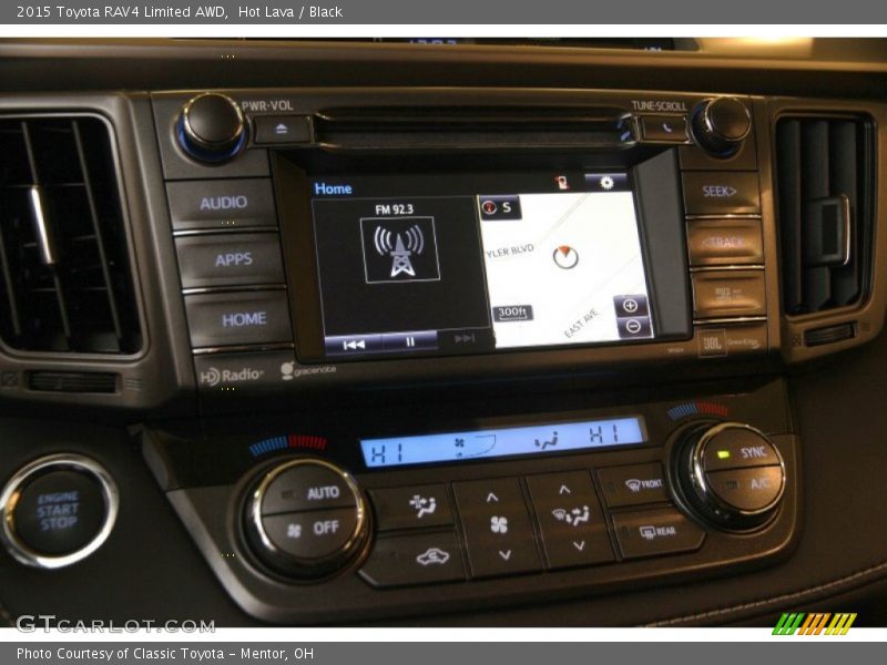 Hot Lava / Black 2015 Toyota RAV4 Limited AWD