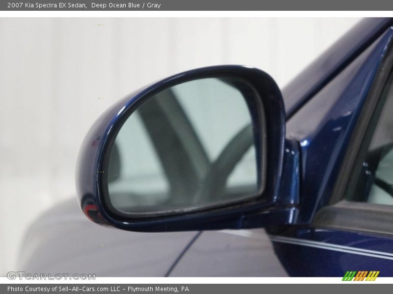 Deep Ocean Blue / Gray 2007 Kia Spectra EX Sedan
