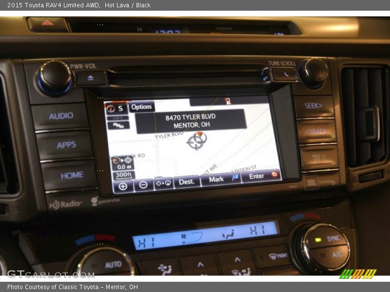 Hot Lava / Black 2015 Toyota RAV4 Limited AWD