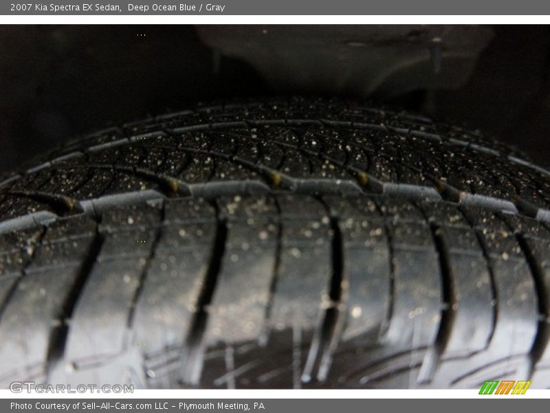 Deep Ocean Blue / Gray 2007 Kia Spectra EX Sedan