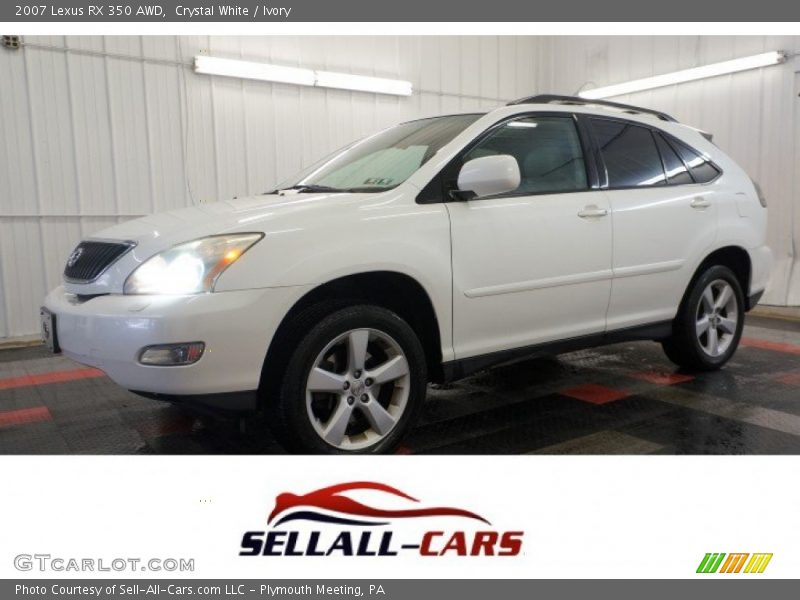 Crystal White / Ivory 2007 Lexus RX 350 AWD