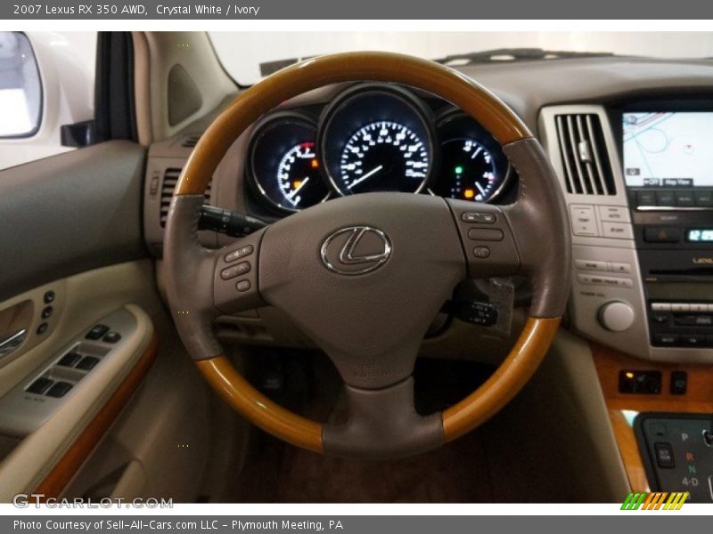 Crystal White / Ivory 2007 Lexus RX 350 AWD