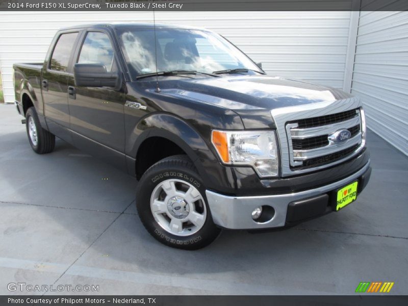 Tuxedo Black / Steel Grey 2014 Ford F150 XL SuperCrew