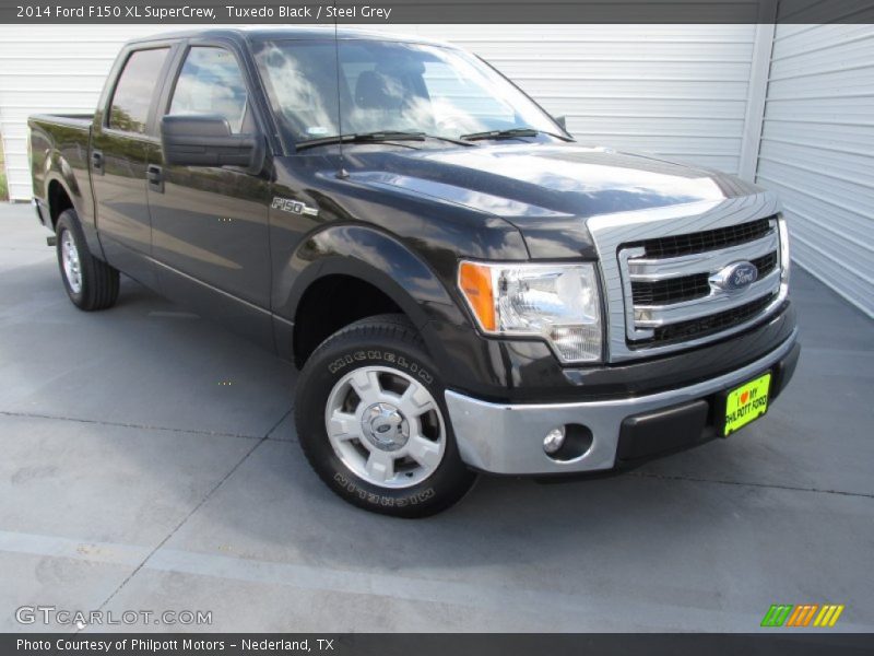 Tuxedo Black / Steel Grey 2014 Ford F150 XL SuperCrew