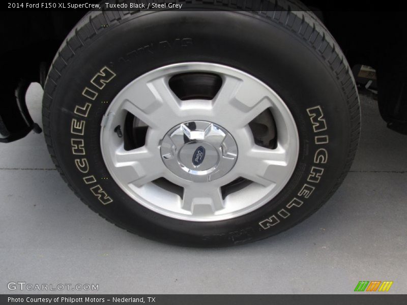 Tuxedo Black / Steel Grey 2014 Ford F150 XL SuperCrew