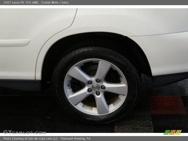 Crystal White / Ivory 2007 Lexus RX 350 AWD
