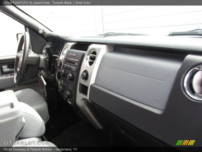 Tuxedo Black / Steel Grey 2014 Ford F150 XL SuperCrew