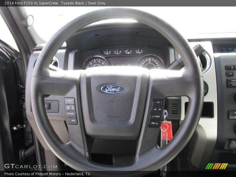 Tuxedo Black / Steel Grey 2014 Ford F150 XL SuperCrew