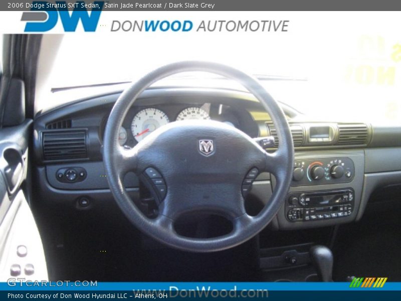 Satin Jade Pearlcoat / Dark Slate Grey 2006 Dodge Stratus SXT Sedan