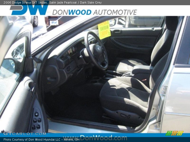 Satin Jade Pearlcoat / Dark Slate Grey 2006 Dodge Stratus SXT Sedan