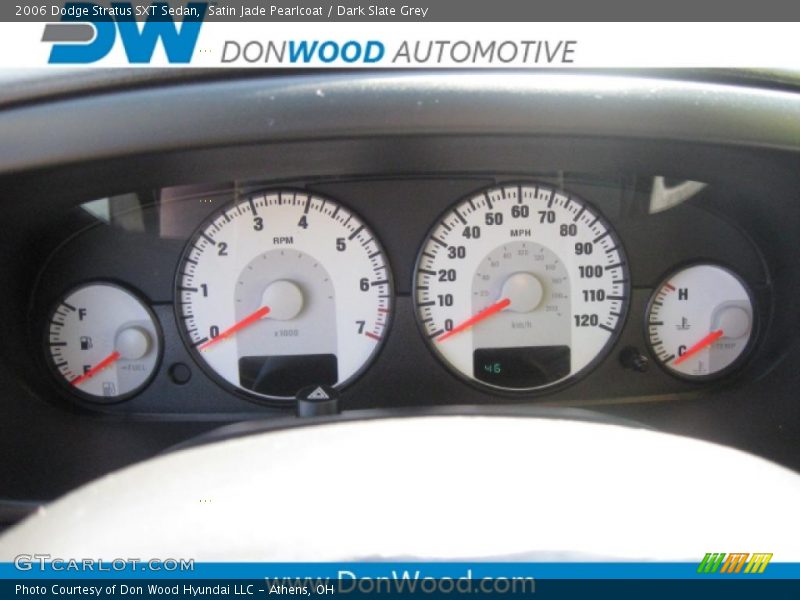 Satin Jade Pearlcoat / Dark Slate Grey 2006 Dodge Stratus SXT Sedan