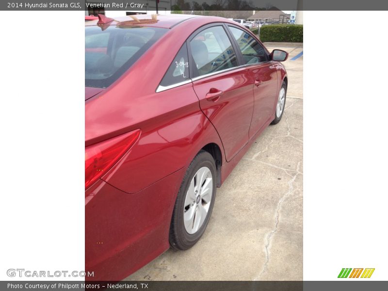 Venetian Red / Gray 2014 Hyundai Sonata GLS