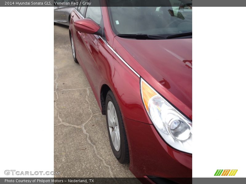 Venetian Red / Gray 2014 Hyundai Sonata GLS