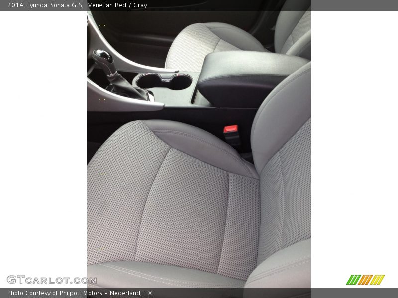 Venetian Red / Gray 2014 Hyundai Sonata GLS