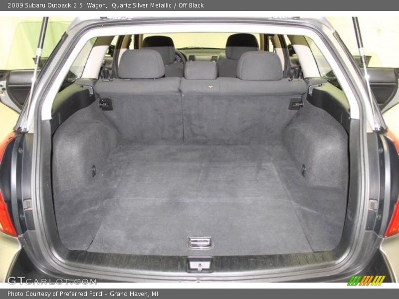 Quartz Silver Metallic / Off Black 2009 Subaru Outback 2.5i Wagon
