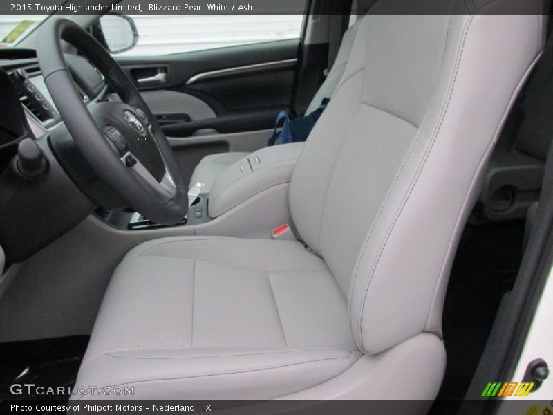 Blizzard Pearl White / Ash 2015 Toyota Highlander Limited