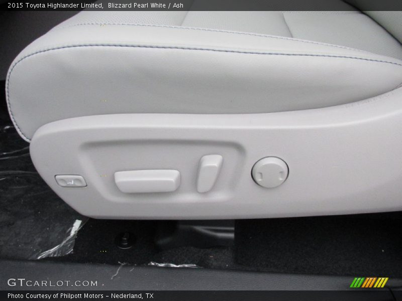 Blizzard Pearl White / Ash 2015 Toyota Highlander Limited