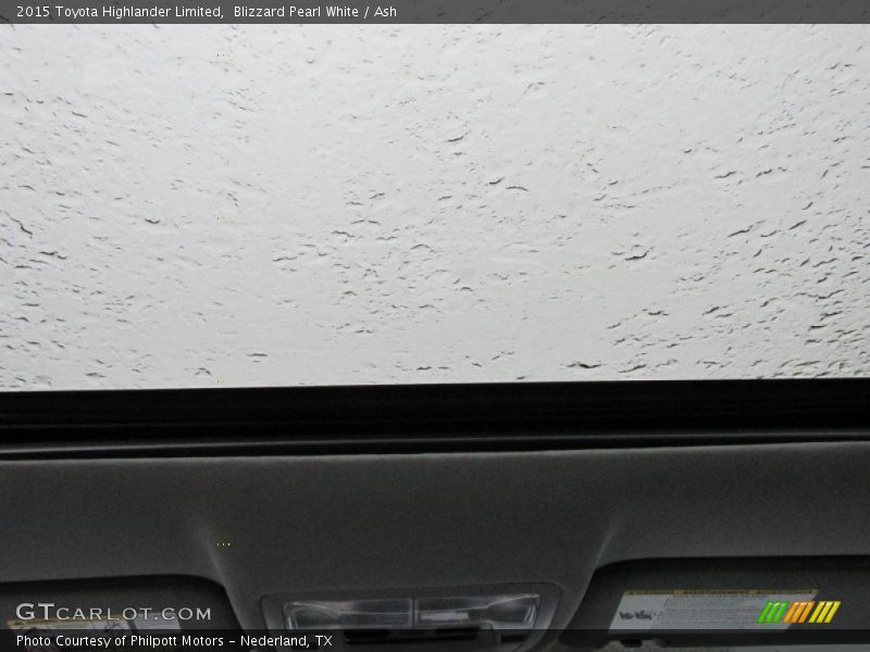 Blizzard Pearl White / Ash 2015 Toyota Highlander Limited