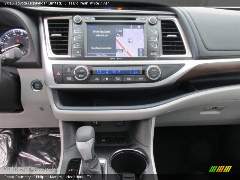 Blizzard Pearl White / Ash 2015 Toyota Highlander Limited