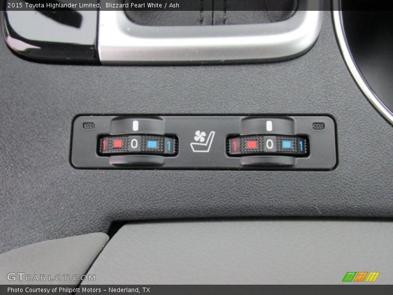 Blizzard Pearl White / Ash 2015 Toyota Highlander Limited