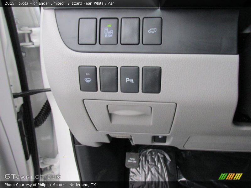 Blizzard Pearl White / Ash 2015 Toyota Highlander Limited