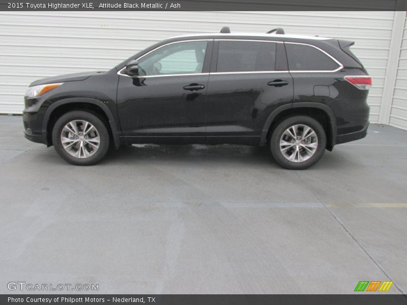 Attitude Black Metallic / Ash 2015 Toyota Highlander XLE